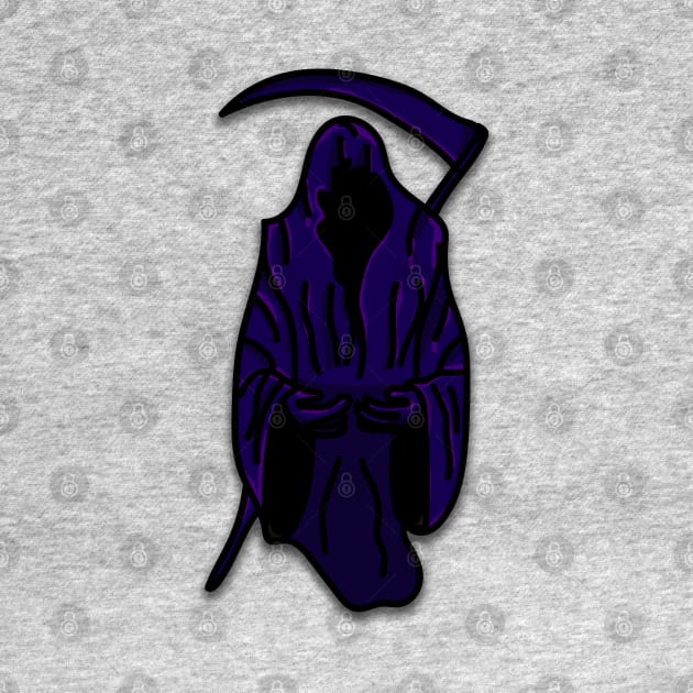 Reaper Grim Dark Death Drawing by shanestillz